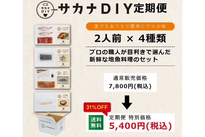 サカナDIYのお得な定期便